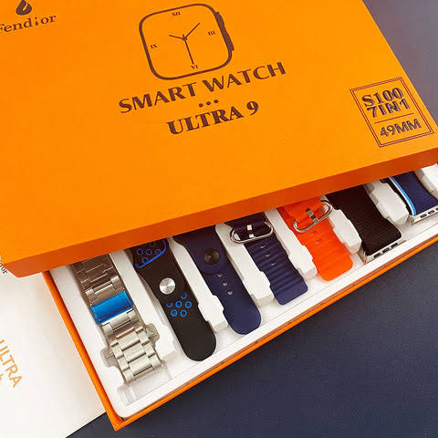 S100 Ultra 9 Smart Watch 7 In 1 Straps 49mm